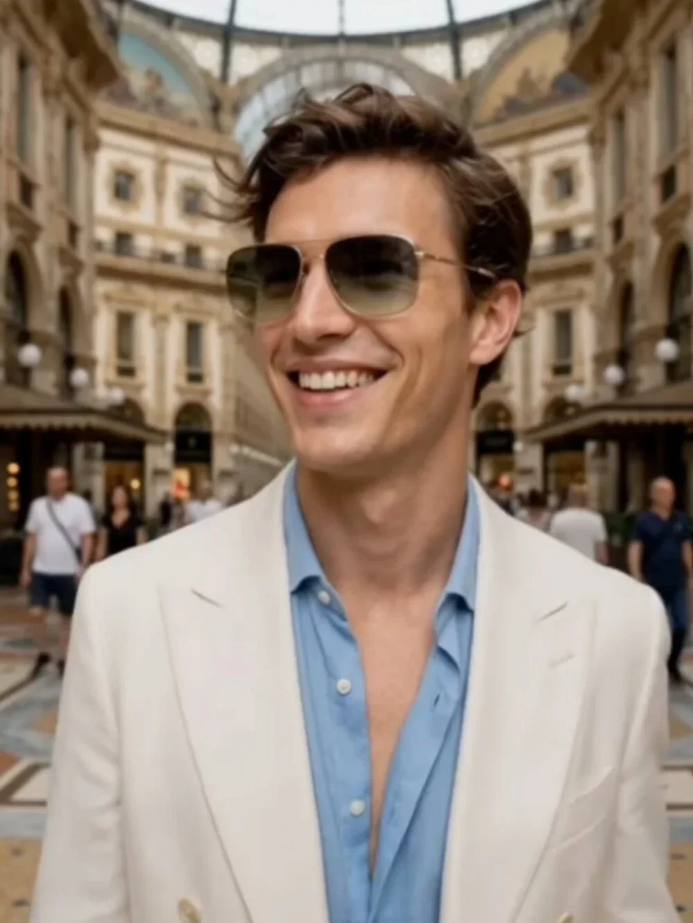 Clooney, Brosnan, Damon, Jon Bon Jovi's Fav~ OLIVER PEOPLES CLIFTON SUN MSRP$597